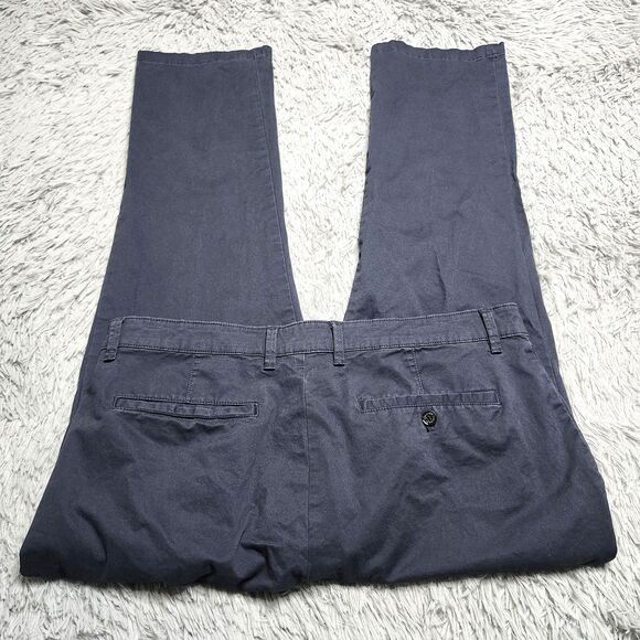 English Laundry Pants Mens 36x30 Navy Blue Chino Straight Casual Stretch E9S045 - Picture 4 of 10